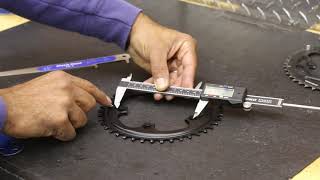 How to identify your chainring bolt hole bolt center diameter for replacement [upl. by Akedijn]