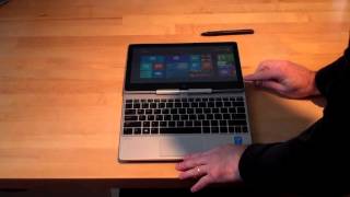 Quick Look HP EliteBook Revolve 810 G2 Windows convertible laptop [upl. by Sparhawk]