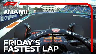 Max Verstappen’s Fastest Lap in FP2  2023 Miami Grand Prix [upl. by Hanikas]