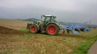 GoPro Fendt 722 mit Lemken Karat 9400 auf Hektarjagd 2014 HD [upl. by Flor]