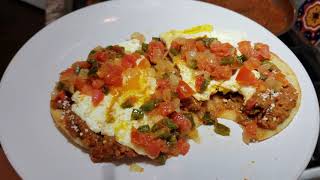 HUEVOS RANCHEROS  Chorizo Refried Beans Recipe  MEXICAN BREAKFAST [upl. by Filomena]