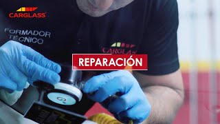 ¿Cómo reparamos el parabrisas de tu coche  Carglass® [upl. by Lenra674]