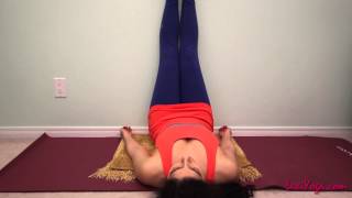 Beginners Yoga  Legs Up the Wall [upl. by Alyhc]