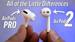 AirPods Pro vs AirPods 2  Very Detailed Full Comparison [upl. by Nirb]