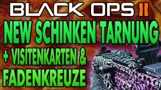 BO2 NEUE WAFFENTARNUNGEN BaconSchlangeZebraGraffiti  Visitenkarten amp Fadenkreuze [upl. by Omoj]