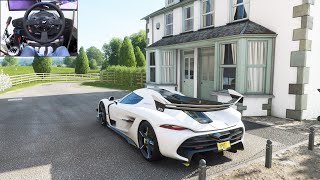 1600HP Koenigsegg Jesko  Forza Horizon 4  Thrustmaster T300RS gameplay [upl. by Cort267]