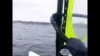 Windsurf at Wamplers Lake Mistral Escape Izzy Zepher 75 [upl. by Bibbye]