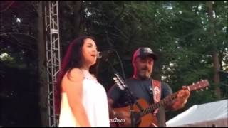 Zoe Jane and Aaron Lewis Travelin Soldier [upl. by Armmat]