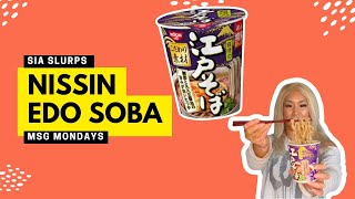 NISSIN EDO SOBA  Instant NoodlesRamen Review [upl. by Yras]