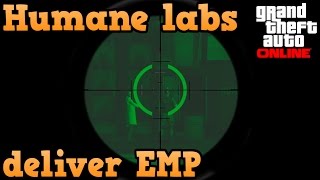 GTA online heist guides  Humane labs  Deliver EMP [upl. by Liu313]