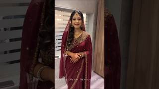 Reception lookweddingdress ornamentsmakeuptrending viralvideomakeover [upl. by Shah862]