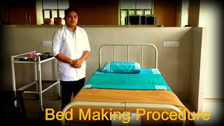 Bed Making Procedure [upl. by Romona]