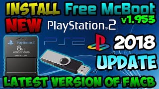 PS2 Install the latest version of FreeMcBoot 2018 🎮 [upl. by Beesley331]