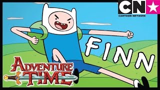 Adventure Time  Best of Finn  Cartoon Network [upl. by Ainoek182]