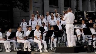 US Navy Band quotEternal Father Strong to Savequot The Navy Hymn August 3 2021 [upl. by Luigino403]