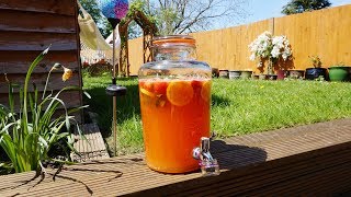 Summer Fruit Punch nonalcoholic BBQ Drink Recipe for Vegans [upl. by Ahsaz798]