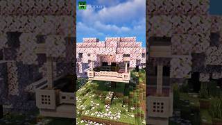 Minecraft Cherry tree house 🏡 shorts minecraftbuilding [upl. by Anirtek718]