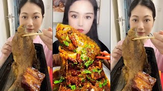 Chinese Mukbang Food Eating Show  God eats fish Spicy Braised Fish 364 [upl. by Cuthburt]