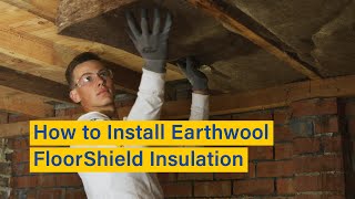 How to Install Knauf Earthwool FloorShield Insulation Batts [upl. by Aihsenak]