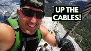 Yosemite NP  How to Hike Half Dome Vlog [upl. by Nahsab]