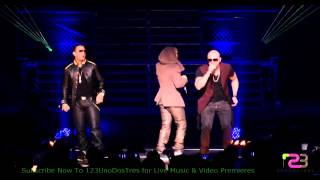 Wisin y Yandel Ft Daddy Yankee  Hipnotizame Live Coliseo [upl. by Alekehs]