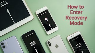 How to Put iPhone in Recovery Mode ANY iPhoneiPad With or Without Buttons [upl. by Fidelio350]