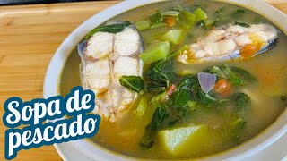 COMO HACER SOPA DE PESCADO QUE QUEDE DELICIOSA Y FÁCIL [upl. by Eidnil]