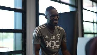 First Look Christian Benteke arrives at United Performance Center [upl. by Buiron]