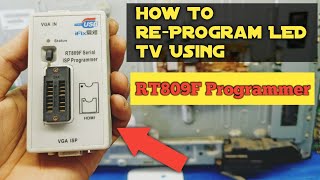 How To ReProgram LED Tv Using RT809F Programmer [upl. by Rosabelle214]