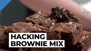 How to Make the Best Brownies From a Boxed Mix  Food Hacks with Claire [upl. by Nine686]