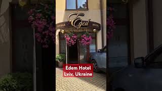 Edem hotel im lviv im ukraine ukraina lemberg vacation urlaub 2024 [upl. by Eigla927]