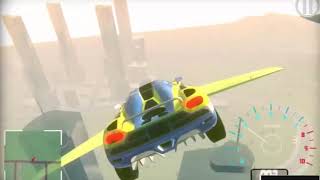 Flying Car Simulator Game  Car Games [upl. by Nnylyam]