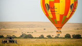 Muthu Keekorok Lodge Maasai Mara  Game Drive Balloon Adventure [upl. by Nalyt982]