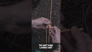 THE ULTIMATE Camping Hack  This Knot Will Transform Your Outdoor Adventure [upl. by Stoat11]