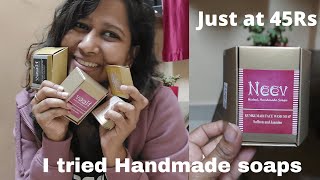 I Tried Handmade Herbal Soaps  Neev Soaps  Honest Review [upl. by Evelinn786]