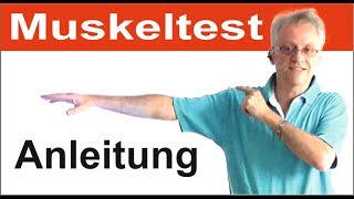 MUSKELTEST Kinesiologie Anleitung  Selbsttest lernen verständlich erklärt 2018 [upl. by Zap]