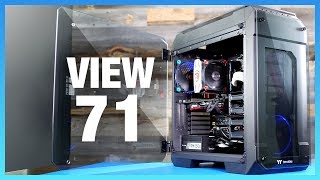 Thermaltake View 71 Review Unique Thermal Behavior [upl. by Odrude39]