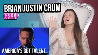 Vocal Coach Reacts to Brian Justin Crum  Creep [upl. by Inasah56]