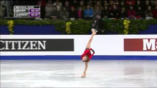 Yulia Lipnitskaya  Free Skating 2014 European Figure Skating Championships [upl. by Macey]