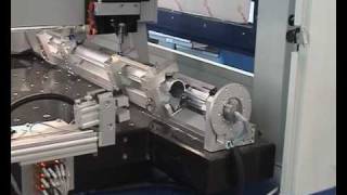 Long Extrusion  Profile Machining on DATRON w 4th Axis Automation [upl. by Alley933]