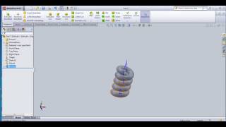 HOW TO CREATE HELIX AND SPIRAL IN SOLIDWORKS [upl. by Hillier888]