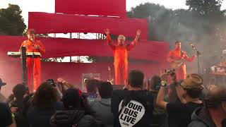 DEVO at Burger Boogaloo 2018  John Waters intro and Girl U Want [upl. by Ysnat]