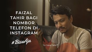 Faizal Tahir bagi nombor telefon di Instagram  BisaAja [upl. by Asilegna]