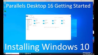 Tutorial  Getting Started with Parallels Desktop 16 and Windows 10 [upl. by Llecram439]