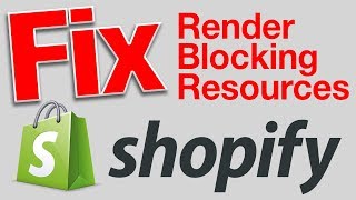 Fix Render Blocking Resources in Shopify [upl. by Eninej]