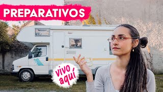 Preparativos para VIVIR en una AUTOCARAVANA  Truco para hacer el EQUIPAJE [upl. by Enaasiali]