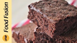 Chocolate Brownie Recipe By Food Fusion [upl. by Baggs]