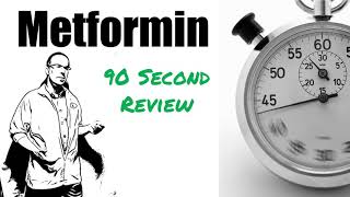 Metformin 500 mg 90 Second Review  Side Effects Dose Uses [upl. by Audre]