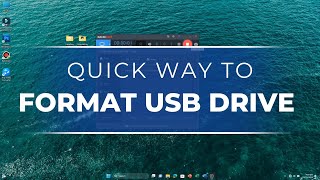 Quick and Easy USB Formatting How to Format USB Drive [upl. by Aynotel]