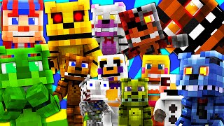 FNAF World  FULL MOVIE Minecraft Roleplay Night 110 [upl. by Dielu]